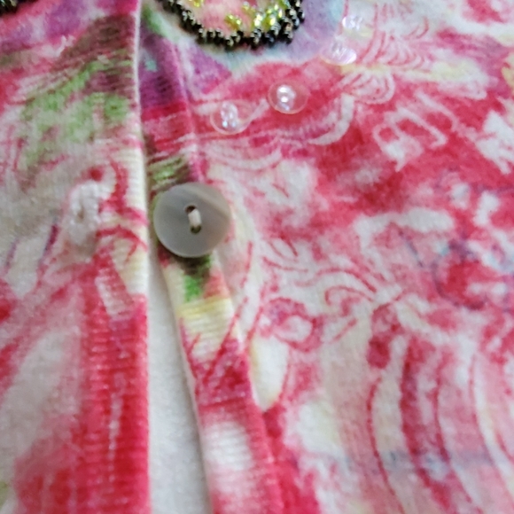 Blue collection Sweater with beaded beautiful S. - Picture 5 of 7